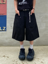 Deep Dying Double Carpenter Bermuda Pants 2C