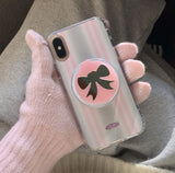 【MADE】ミラートーク_ピンクリボンボールミラートーク_ベーシックスマートトック