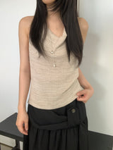 Defnit Draped Knit Tank Top