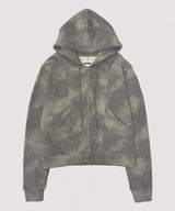 RUST DOUBLE ZIP HOODIE