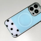 [MADE] [+MagSafe] アイシーミントフォーンケース (グラスシルバーバンパー)