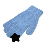 Star Wool Gloves [Blue]
