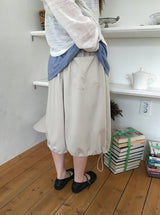 [unisex] ヒヨ ナイロン パッチ バミューダパンツ