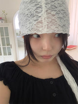 BEADS LACE SCARF (2C)