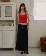Jersey long skirt_black