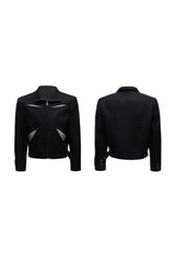 Colorblock Deconstructed Jacket