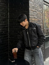 Banded ma-1 windbreaker