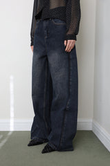 Ley line wide denim