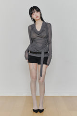 RUBY HOOK SHORTS (SS ver.) black