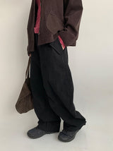 ビレットバックルステッチカーブバルーンパンツ
