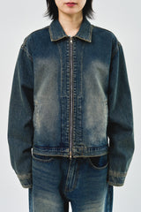 Norten Washed Denim Jacket_Blue