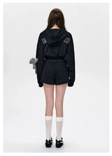 13DE MARZO Doozoo Sports Zipped Hoodie