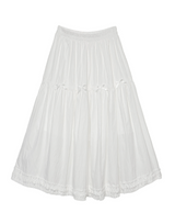 pua three-ribbon cancan frill sk