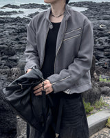 Rix tweed biker jacket
