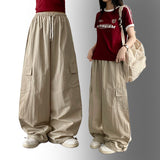 Roa Baslock Nylon Cargo Wide Pants