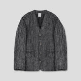 90's Carlton Moehair No Collar Jacket (2 colors)