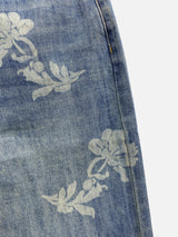 Hazel Flower Denim Pants (1c)