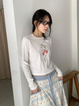 CARROT BUTTON FULL SKIRT (2C)