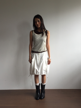 Node frill layered sleeveless top (4color)