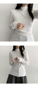 Char-basic half-turtleneck