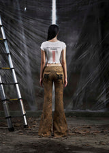 NONE Torned Neck Tshirt
