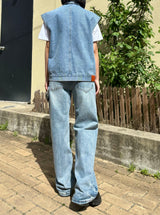 ルーズフィットデニムベスト code 21013