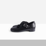 Pully Cross Strap Mary Jane Loafers