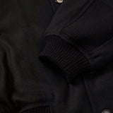 Wool blouson jacket / Black
