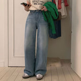 セイムデイシッピング [New Spring Product 10%] [BELLIDE MADE] オーシャンワイドデニムパンツ