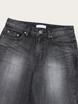 (W) Slit Flare Denim