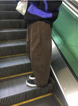 レイリーバルーン起毛コットンパンツ（2c）