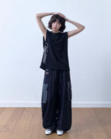 26SS★パッチナイロンカーブパンツ