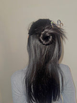 Kitsch cubic snake ornamental hairpin_2