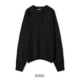 クロスダメージ ルーズフィットニット