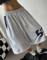 Player Contrast Pocket Number Bermuda Shorts 3color