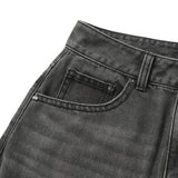 KIRSH プレーンサンドウォッシングワイドフィットデニムパンツ [GRAY]