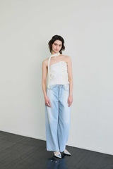 ELFIN SCARF TOP / BEIGE