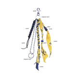bandana gemstone keyring