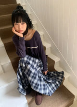 Vino Pleated Long Muffler