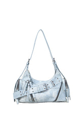 Avra Glossy Moto Bag