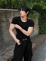 Crop muscle fit t-shirt 