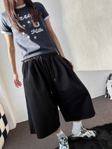 Hip Character Tattoo Lettering Bermuda Shorts 3color