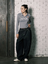 SLIM カラーL/S (ブルー)