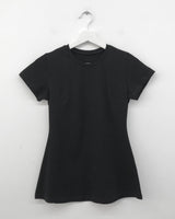 フレアクルーネックTシャツ (4color)