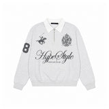 Elsie Crest Half-Zip Sweatshirt