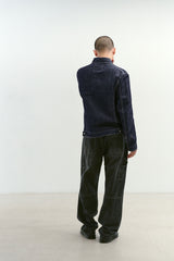 Linen Engineered Jacket (Indigo)