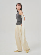 basic pants (cream)