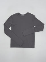 ワンスリットボタンテンションTシャツ