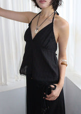 HALTER BLOUSE TOP