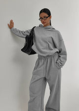 [B-BASIC] Heavy Sweat Wide Two-Way Pants